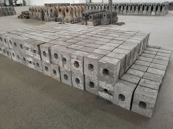 武汉市双金属复合锤头生产现场